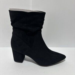Lauren Blakwell Women’s Lola, Black Zip Booties, Size 9.5 M
